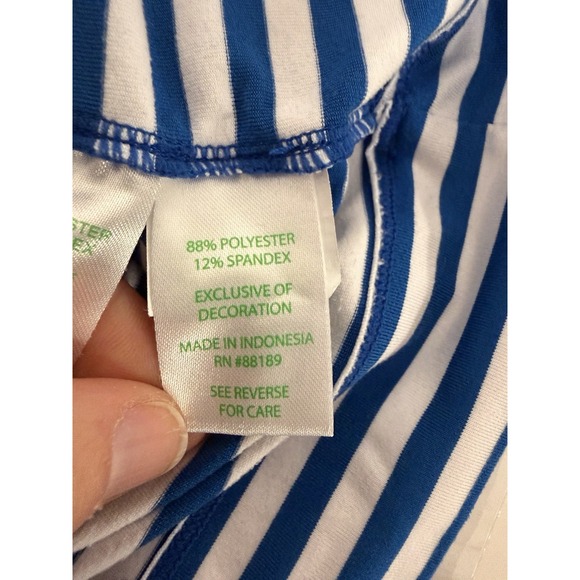 Lilly Pulitzer, Dune UPF 50+ Short Sleeve Dress, Barton Blue St. Tropez, Large - Picture 7 of 9